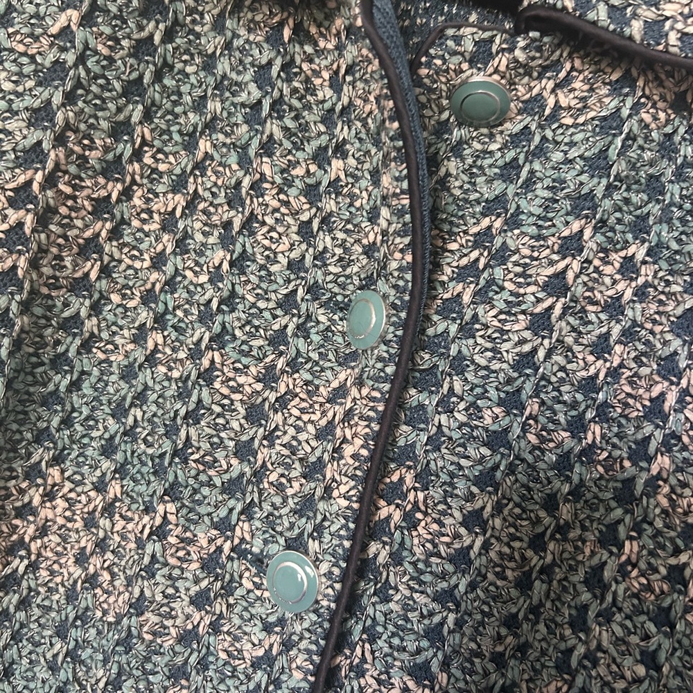 St. John Collection Santana Knit Tweed Jacket Size 12 - Picture 4 of 9